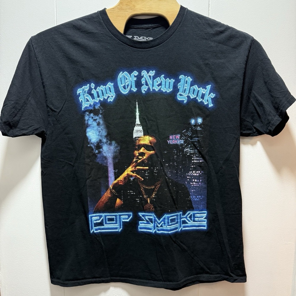 Pop Smoke Official Merch‎ King Of New York Graphic T-Shirt Unisex Size XL